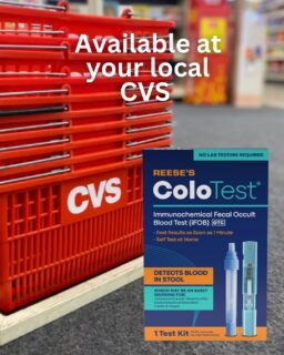 Testing has never been more convenient. Find Reese's ColoTest® at your local CVS and take charge of your health.