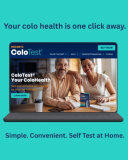 Learning more about your colorectal health is just a click away. Explore how Reese's ColoTest® makes at-home screening simple and convenient.